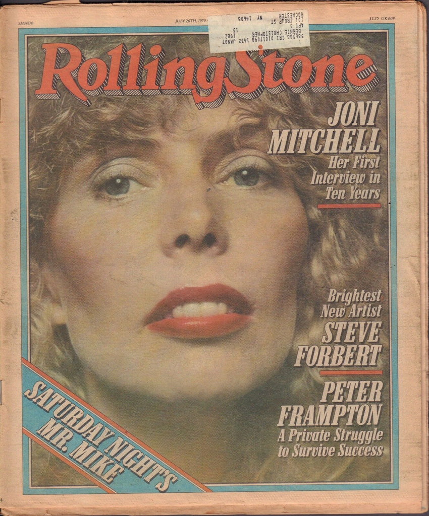 Rolling Stone July 26 1979 Joni Mitchell, Steve Forbert w/ML 121416DBE
