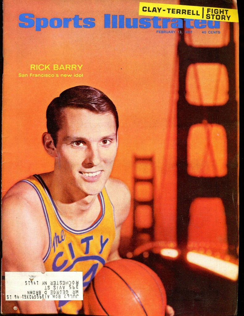 Sports Illustrated Magazine February 13 1967 Rick Barry VG w/ML 020617jhe