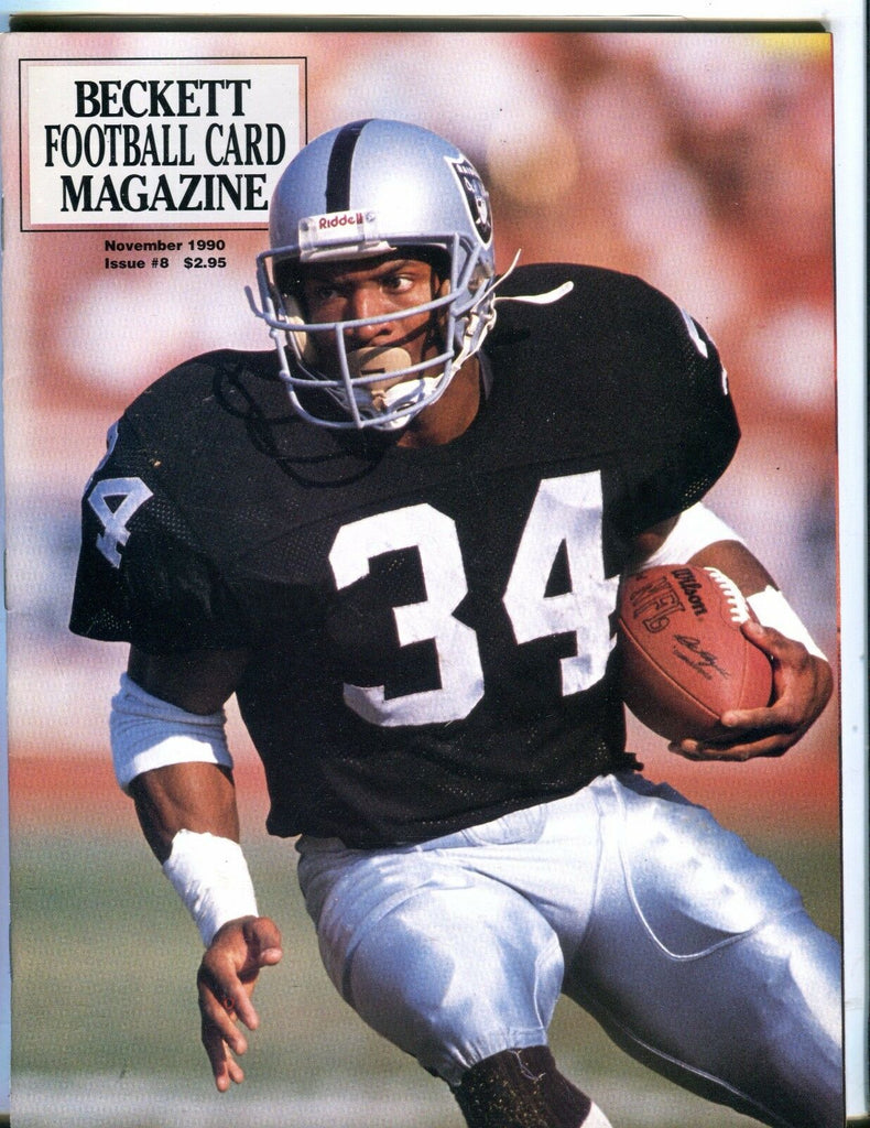 Beckett Football Card Magazine November 1990 Bo Jackson 071117nonjhe