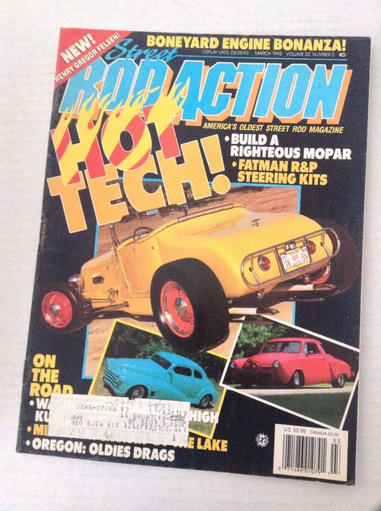 Rod Action Magazine Build A Righteous Mopar March 1993 W/ML 031517NONRH