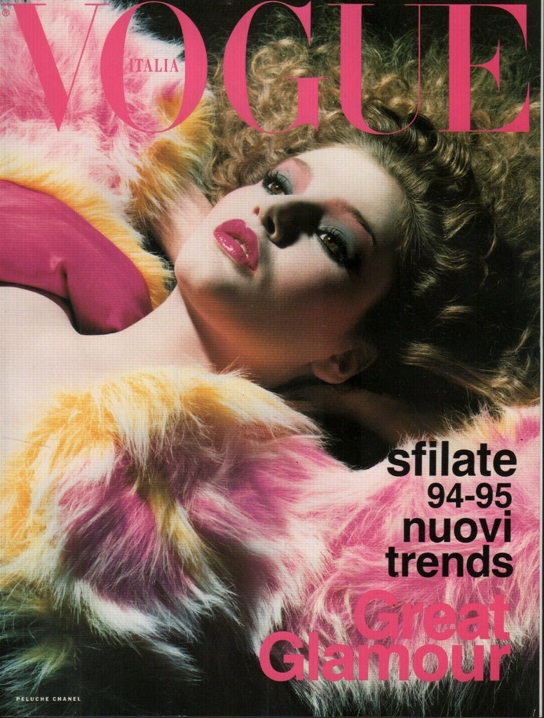 Italia Vogue Autunno-Inverno 1994-95 Bridget Hall Sfilate Nuovi Trends 072619AME