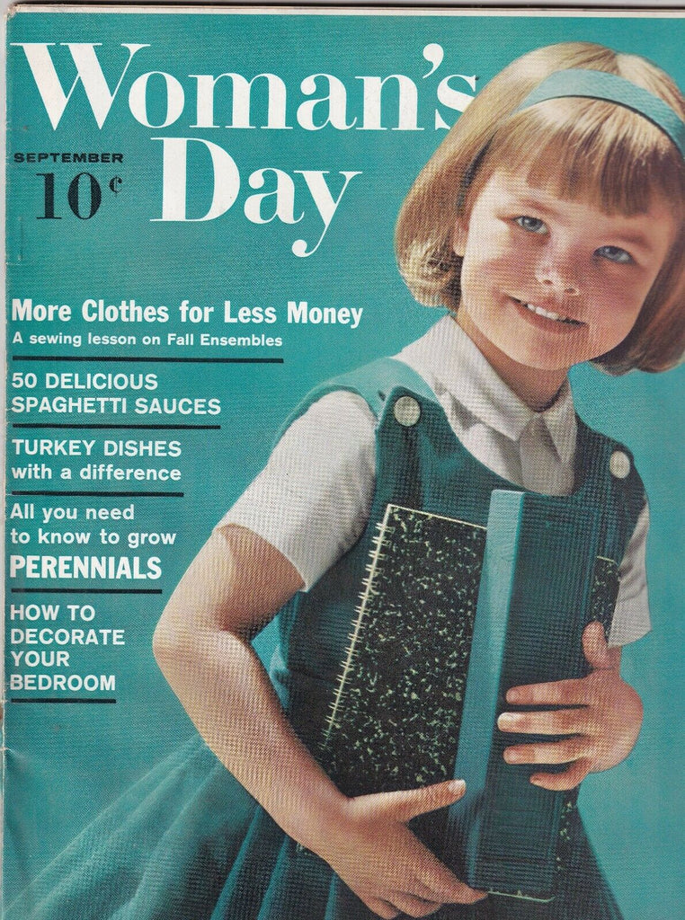 Woman's Day Mag Back To School Issue September 1959 100719nonr