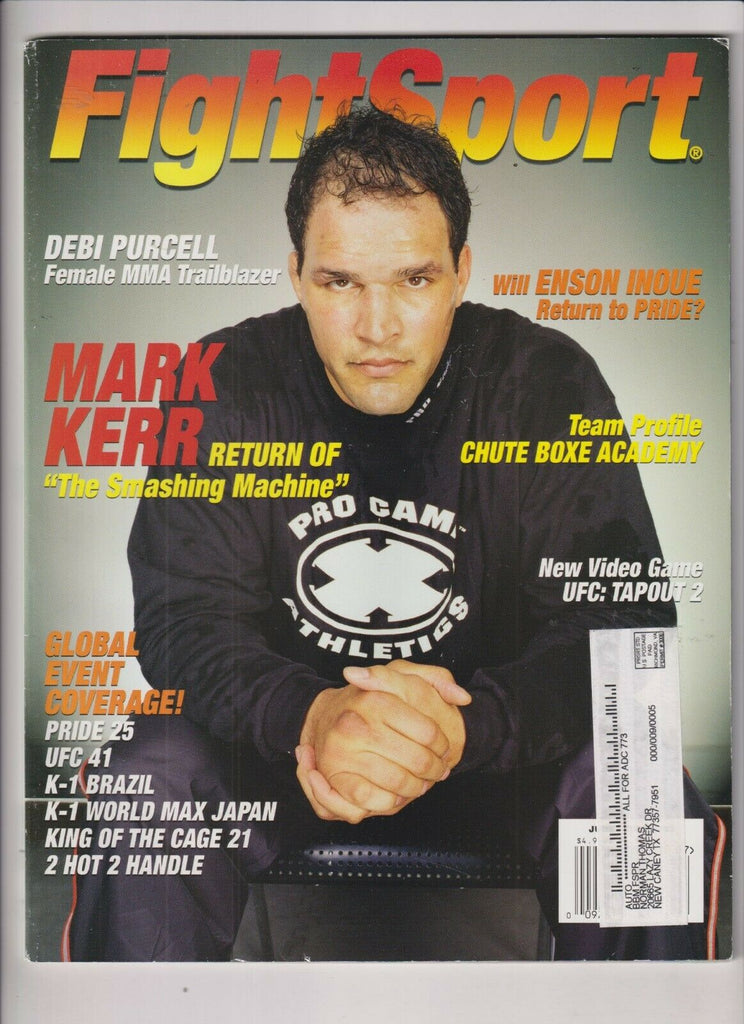Fight Sport Mag Mark Kerr Debi Purcell June/July 2003 102919nonr