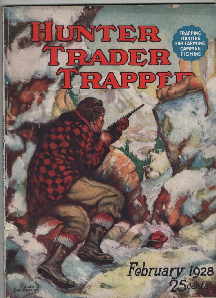 Hunter Trader Trapper Mag Ontario Fishing Desert Prowl February 1928 021021nonr