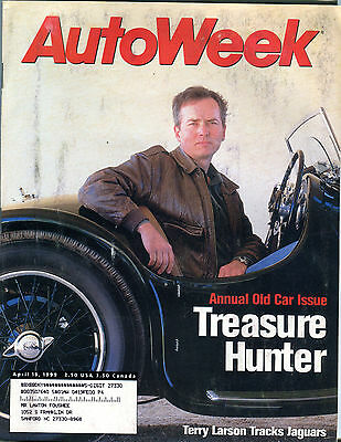 AutoWeek Magazine April 19 1999 Terry Larson Tracks Jaguar EX 012916jhe