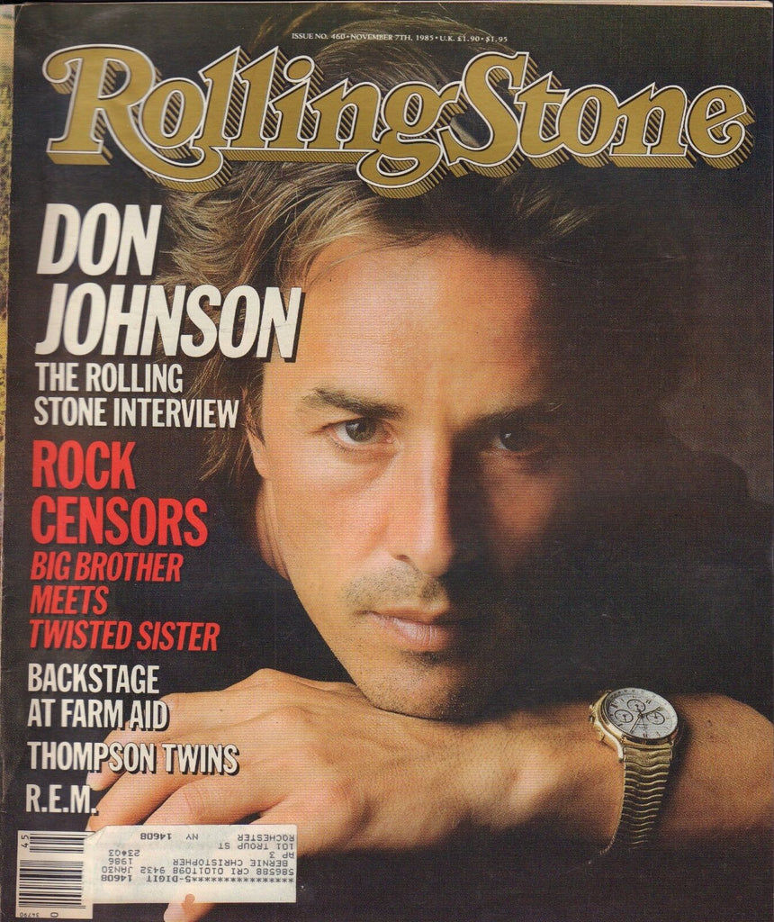 Rolling Stone November 7 1985 Don Johnson, R.E.M. w/ML 122116DBE2