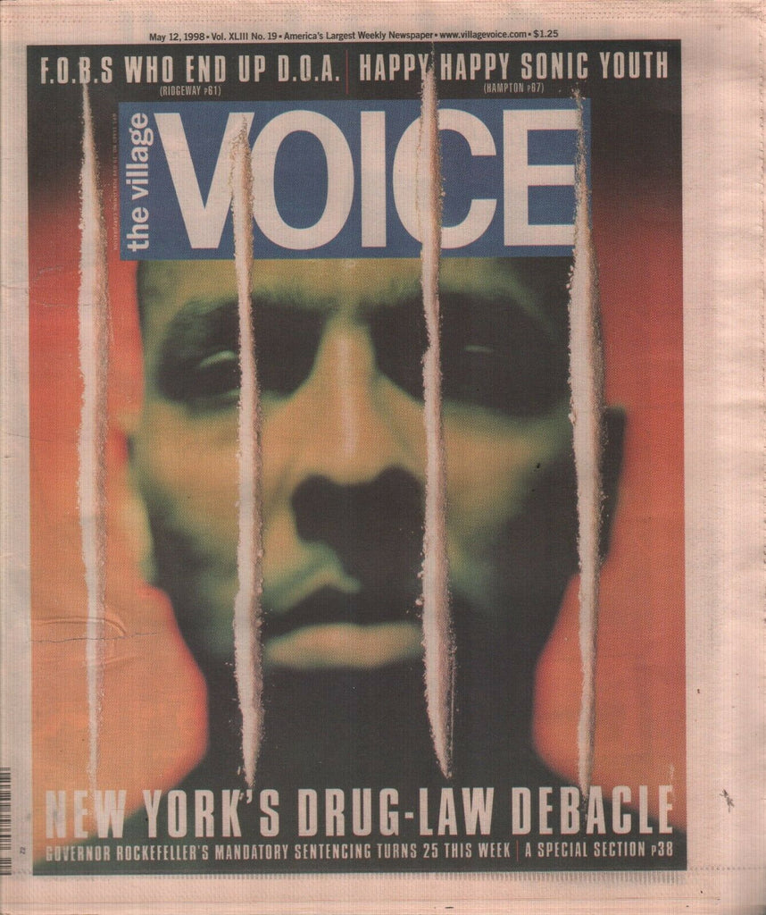 The Village Voice NYC May 12 1998 Sonic Youth Nelson Rockefeller 122019AME2