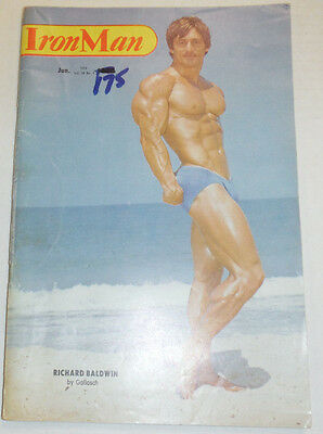 Ironman Magazine Richard Baldwin January 1979 111414R