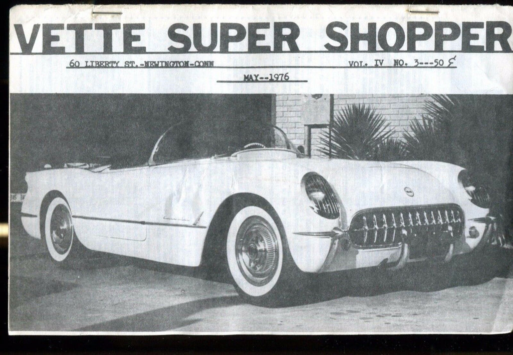 Vette Super Shopper Corvette May 1976 EX 030117nonjhe