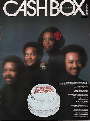 Cash Box October 22 1975 Gladys Knight and the Pips EX 120415DBE