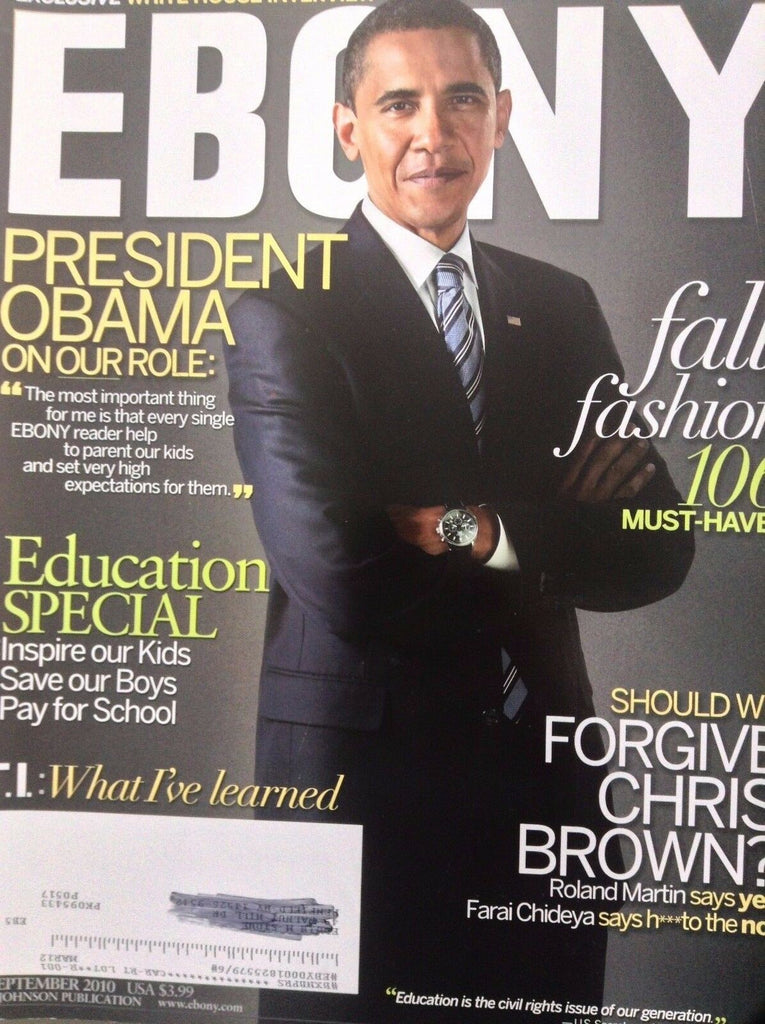 Ebony Magazine President Obama September 2010 101517nonrh