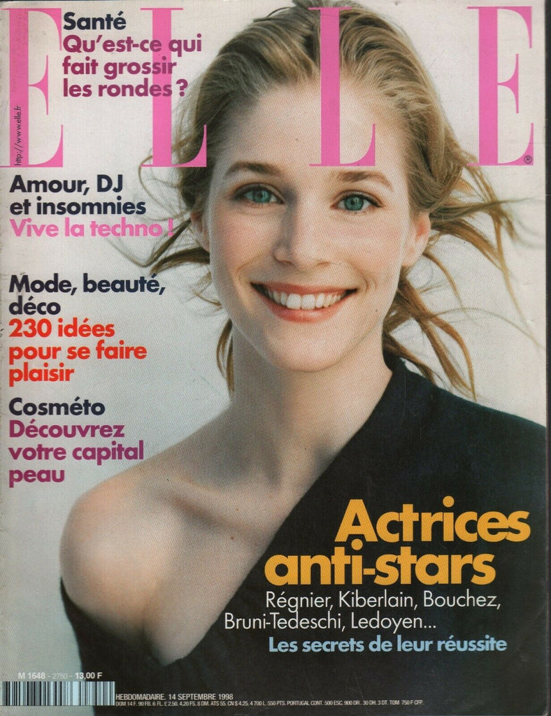 Elle French Fashion September 14 1998 Uma Thurman Cindy Crawford 090820ame2