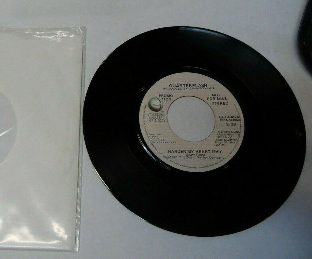 Quarterflash harden my heart 45RPM PROMO 022220LLE45