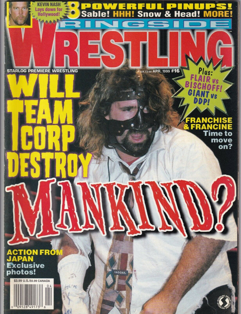 Ringside Wrestling Mankind Kevin Nash Triple H Sable April 1999 052919nonr
