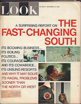 Look November 16 1965 The Fast Changing South w/ML VG 060716DBE2