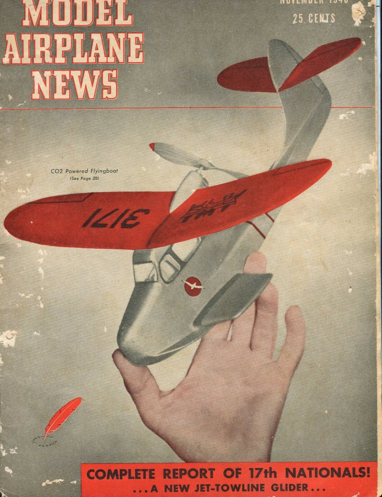 Model Airplane News Magazine November 1948 Flyingboat GD 041017nonjhe