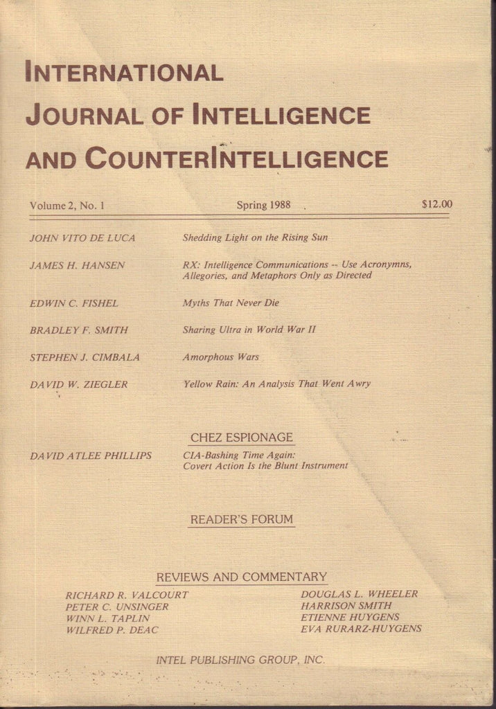 International Journal Of Intelligence Spring 1988 091817nonjhe