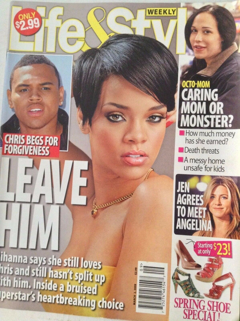 Life & Style Magazine Rihanna Chris Brown March 2, 2009 081017nonrh2