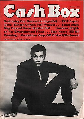Cash Box July 22 1972 Luther Ingram EX 120215DBE