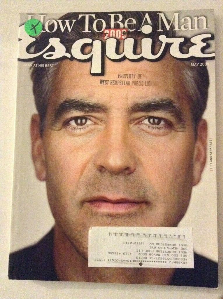 Esquire Magazine George Clooney How To Be a Man May 2009 060119nonrh
