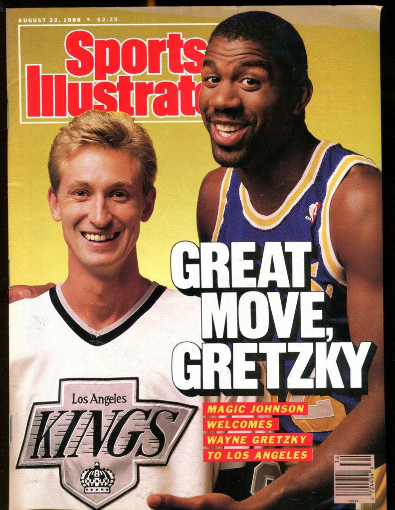 Sports Illustrated Magazine August 22 1988 Wayne Gretzky EX No ML 013117jhe