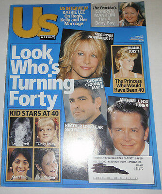 Us Weekly Magazine Meg Ryan & George Clooney March 2001 071314R
