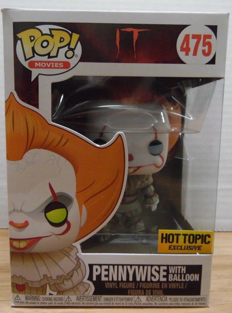 Pennywise With Balloon Hot Topic Exclusive Funko pop IT 042318DBT3
