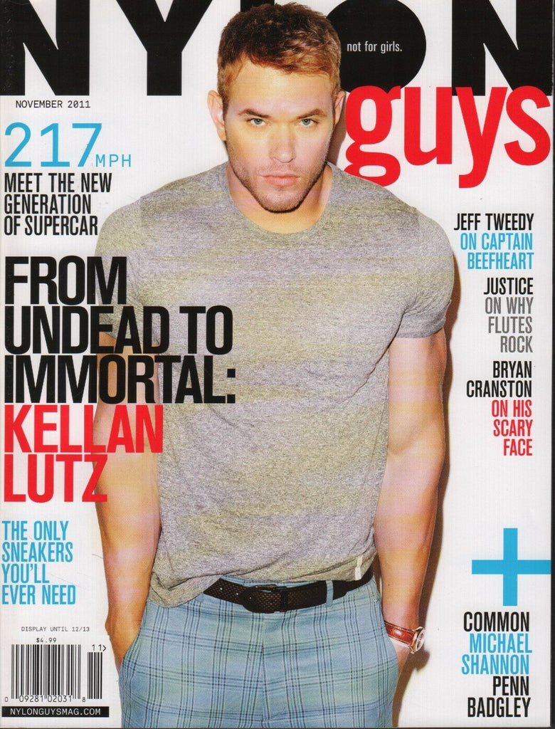 Nylon Guys November 2011 Kellan Lutz Jeff Tweedy Bryan Cranston 060118DBF