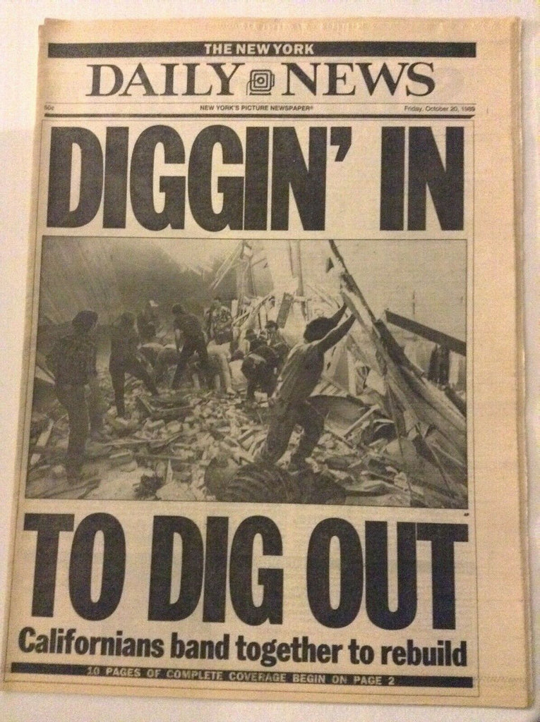 Daily News Magazine California After The Earthquake October 20, 1989 042519nonrh