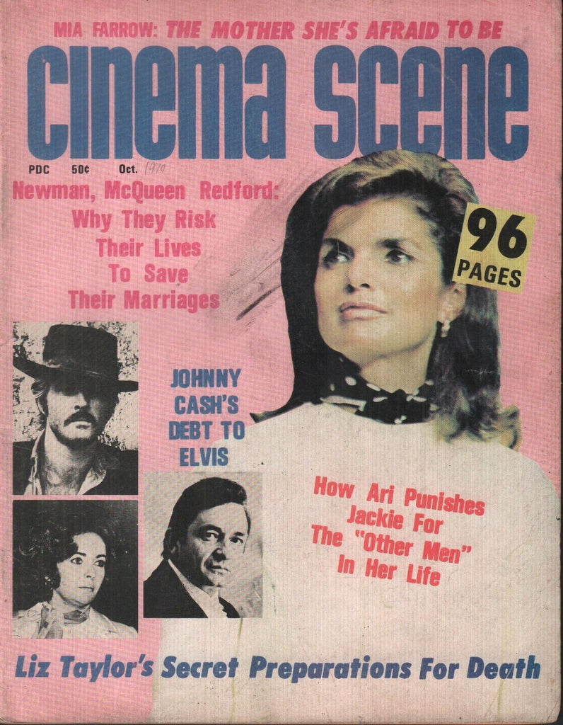 Cinema Scene October 1970 Jackie Kennedy Onassis Elvis Presley 070119AME