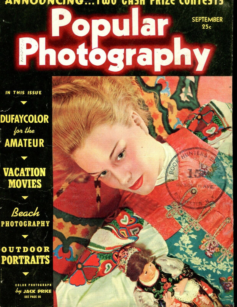Popular Photography Magazine September 1938 Jack Price VG No ML 121116jhe