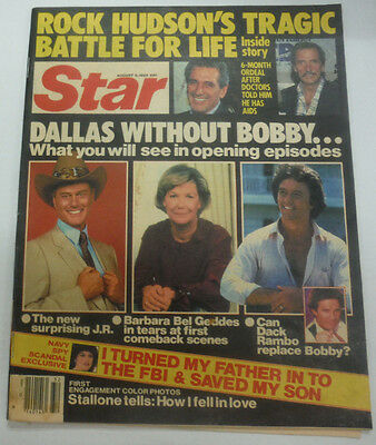 Star Magazine Dallas Without Bobby & Babara Bel Geddes August 1985 070715R