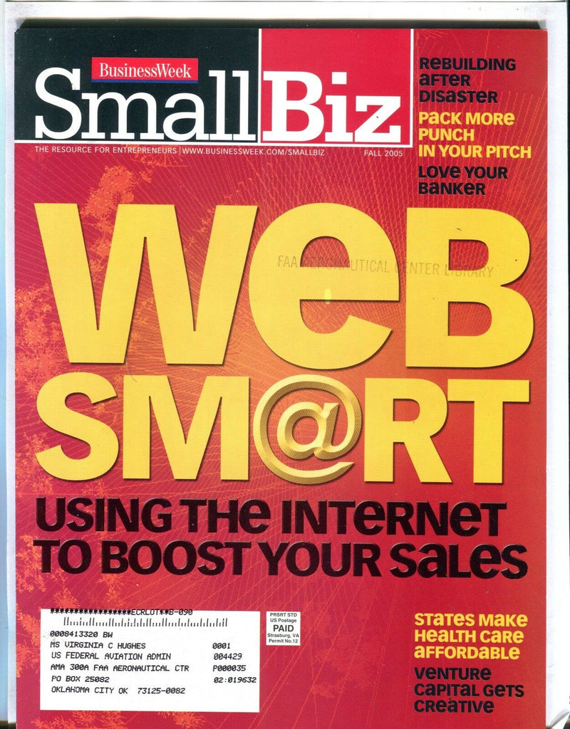 Business Week Magazine Small Biz Fall 2005 EX w/ML FAA Library 102416jhe