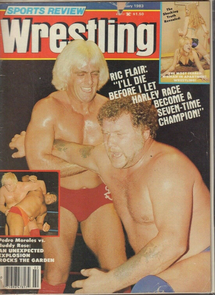 Sports Review Wrestling January 1983 Ric Flair Pedro Morales 022819DBE