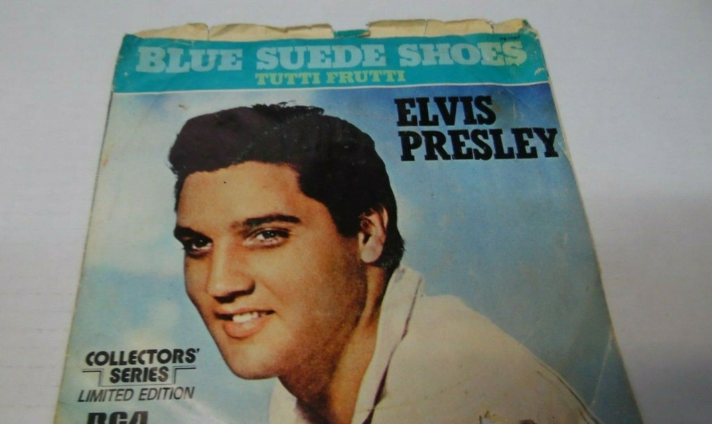 Elvis Presley Blue Suede Shoes & Tutti Frutti 45 rpm Mono PB-11107 022920LLE45