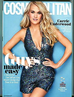 Cosmopolitan Magazine December 2015 Carrie Underwood EX 052616jhe