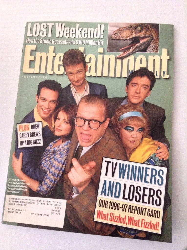 Entertainment Weekly Magazine Drew Carey Christa June 6, 1997 031517NONRH
