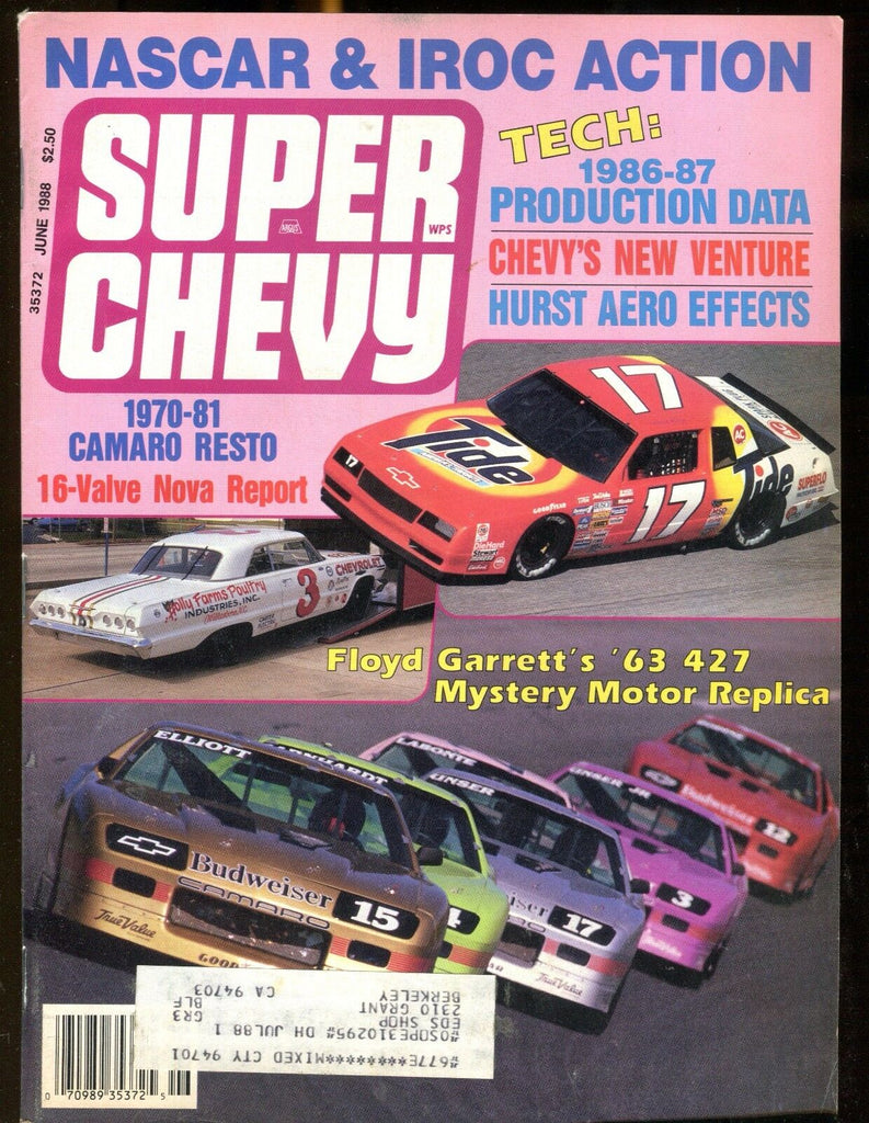 Super Chevy Magazine June 1988 Floyd Garrett EX w/ML 030117nonjhe