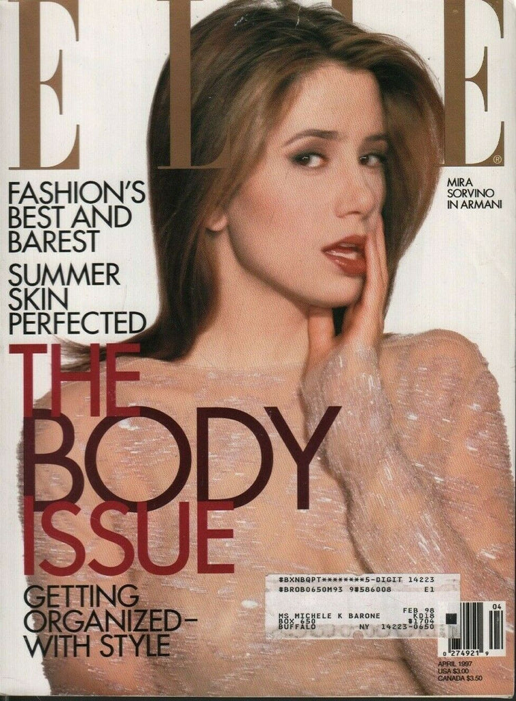 ELLE April 1997 Mira Sorvino 041919DBE