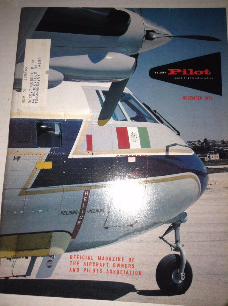 The AOPA Pilot Airplane Magazine NBAA Convention November 1976 120716rh