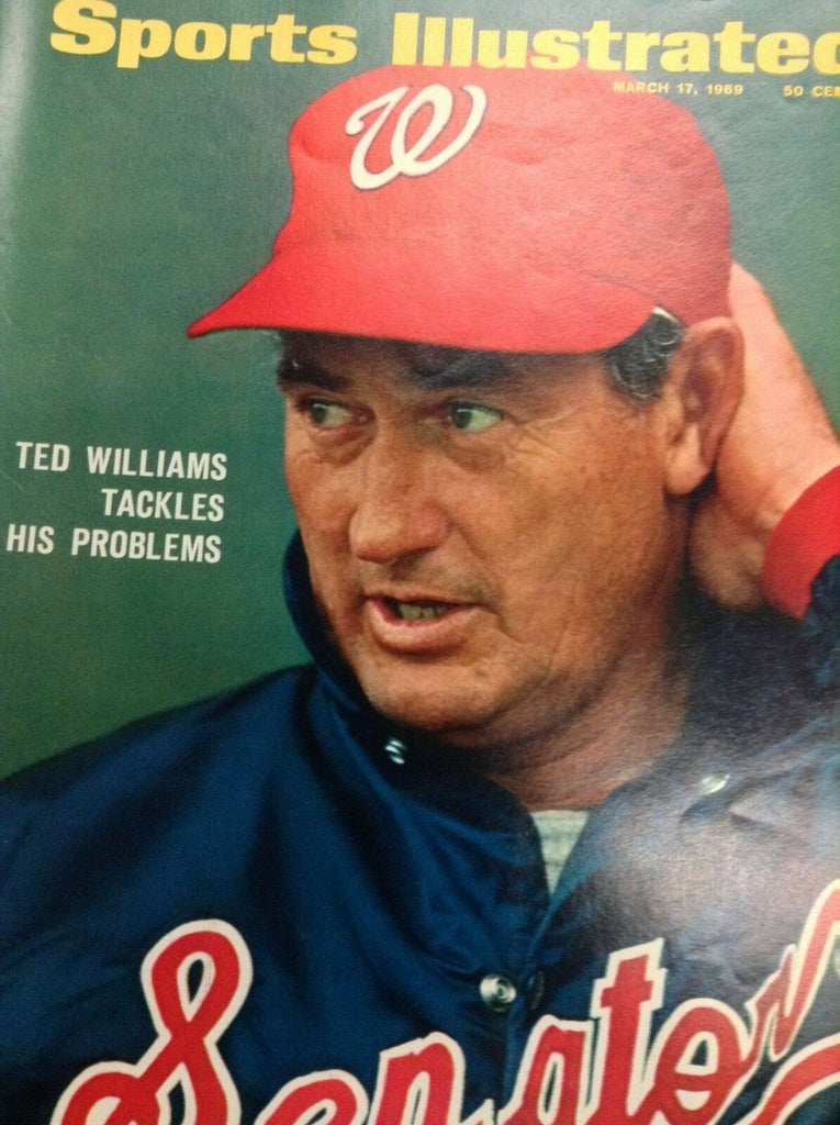 Sports Illustrated Magazine Ted Williams Problems March 17, 1969 012219nonr