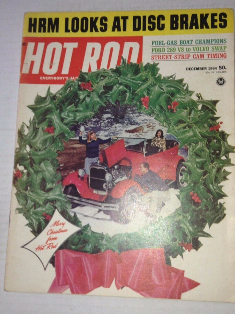 Hot Rod Magazine HRM On Disc Brakes Boat Champs December 1964 042717nonrh