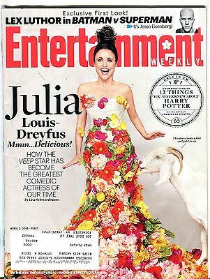 Entertainment Weekly Magazine April 3 2015 Julia Louis-Dreyfus EX w/ML 090516jhe