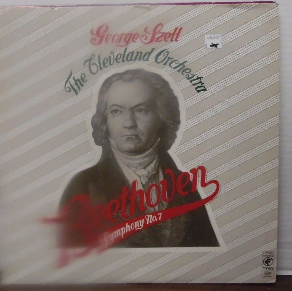Beethoven Symphony No. 7 George Lzett Cleveland Orchestra 33RPM PROMO 10117LLE