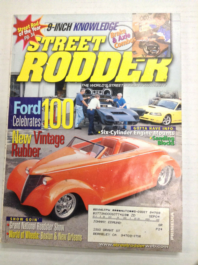 Street Rodder Magazine Ford Celebrates 100 May 2003 031017NONRH