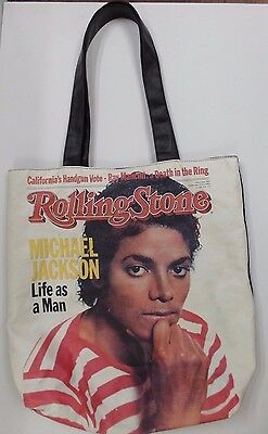 Rolling Stones Tote Bag Micheal Jackson Cover Rollingstone Originals 071916DBEL