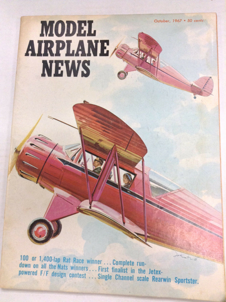 Model Airplane News Magazine Rat Race Winner October 1967 041017nonr
