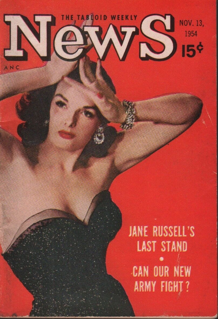 News Tabloid Weekly November 13 1954 Jane Russell Marilyn Monroe 092418ame