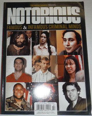 Notorious Magazine Famous & Infamous Criminal Minds 2013 120614R2