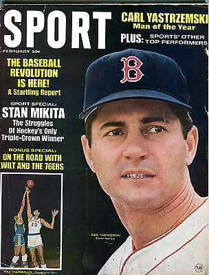 Sport Magazine February 1968 Carl Yastrzemski GD 080216jhe